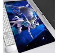 BILIVAN Twelve Constellations Mouse Pad Oversized Office Computer Keyboard Pad Cartoon Lock Edge Notebook Writing Desk Pad (600 * 300mm,19)