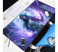 BILIVAN World of Warcraft Mouse Pad Oversized Shadow Kingdom WOW Custom Anime Computer Keyboard Desktop Pad (800*300mm,8)