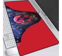 BILIVAN Wrestling Boxing Mouse Pad Oversized Office Computer Keyboard Pad Cartoon Lock Edge Home Writing Desk Pad (700*300mm,18)