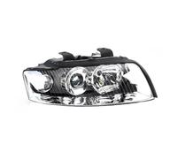 BILKAR Auto Front Light Assembly Compatible With A4 B6 2001 2002 2003 2004 2005 Headlamp Housing Front Day Running Light Driving Lamp Siganl Lamp Car Accessories(Right Xenon)