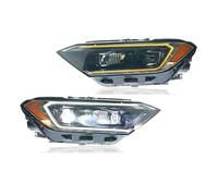 BILKAR Auto Front Light Assembly Compatible With VW For Jetta MK7 2019 2020 2021 2022 2023 Headlights With The Start Up Animation Sequential Indicator Front HeadLamp