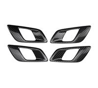 BILKAR Car Button Cover Trim Compatible with for Ranger for Everest 2015 2016 2017 2018 2019 2020 2021 Inner Door Open Handle Cover Interior Accessories