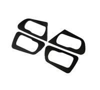 BILKAR Car Interior Mouldings Compatible with Nissan for Qashqai 2007 2008 2009 2010 2011 2012 2013 J10 Car Interior Door Handle Cover Trim Accessories