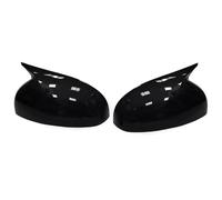 BILKAR Car Mirror Trim Cover Compatible With Skoda For Fabia 2008-2014 Car For Wing Mirror Covers Caps Door Mirror Covers Caps Rear View Cap Side Rearview Mirror Shells(Black)