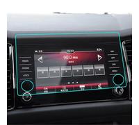 BILKAR Compatible With Skoda For Kodiaq For Karoq 2017 2018 2019 Car Tempered Glass Navigation Screen Protector Display Film LCD Protective Film Car Navi Film Accessories