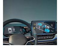BILKAR Compatible With VW For ID4 2022 Car Accessories Screen Protector 12 Inch GPS Navigation And 5.3 Inch Dash Tempered Glass Screen Car Navi Film Accessories(1 set)