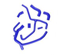 BILKAR Coolant Radiator Hose Compatible With Land For Rover For Discovery 2 TD5 1999-2004 Car Silicone Radiator Coolant Full Complete Whole Set Pipe Tube Hose Kit PEH101080(Blue)