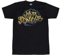 Bill and Ted's Excellent Adventure WYLD Stallyns T-Shirt Men T-Shirt Black Black (3X-Large)