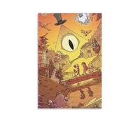 Bill CipherArt Canvas Print of Oil Paintings Reproduction Modern Canvas Print Artwork Abstract Landscape Pictures Printed on Canvas Wall Art for Home Office DecorationsUnframe-style20x30inch(50x75cm)