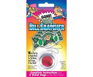 Bill Coin Money Snatcher - Magic Trick funny Joke Prank Toy