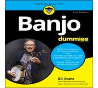 Bill Evans Banjo For Dummies Paperback Book Bill Evans Multicolor