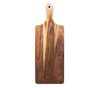 Bill F Acacia Revtangular Paddle Boarde & Cutting Board, Serving Board for Homemade Pizza, Cheese, Fruits & Cake 47x17x1.5cm