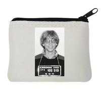 Bill Gates Albequerque New Mexico Mug Shot Neoprene Coin Purse Pouch 10x11cm White