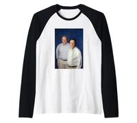 Bill Gates & Steve Ballmer Tech Giants by Michael Grecco Raglan Baseball Tee