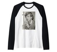 Bill Gates Tech Giant 1987 Photo By Dick Barnatt Raglan Baseball Tee