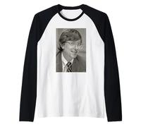 Bill Gates Tech Giant in 1987 By Dick Barnatt Raglan Baseball Tee
