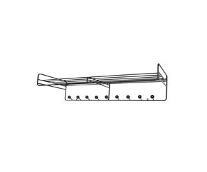 Bill Hat Shelf L Black