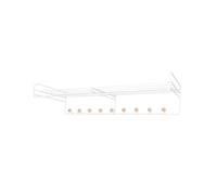 Bill Hat Shelf L White/ Birch