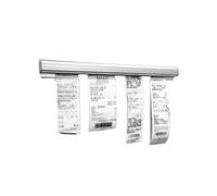 Bill Holder,Order Grabber, Holder, Wall-Mounted Ticket,Tab Self-Adhesive, Mounted Slide Check Rack Kitchen Accessories(80X4X1.8cm)