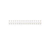 Bill Horizontal XL Coat Rack White