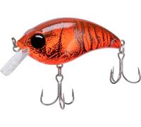 Bill Lewis ATV Squarebill Crankbait Fishing Lifelike Freshwater & Saltwater Lure 2.5 with Mustad Triple Grip Hooks, RED Glitter Craw