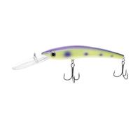 Bill Lewis Fishing Lipless Lifelike Trolling Precise Walleye Crankbait with Two Large Mustad Triple Grips, LOWLIGHT SHAD