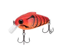 Bill Lewis Lifelike Echo 1.75 Squarebill Crankbait Fishing Wobble Lure for Shallow Freshwater Saltwater, FIRE Craw