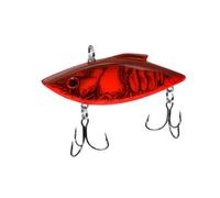 BILL LEWIS Lifelike Knock-N Trap 1/2 OZ. Lipless Crankbait Fishing Wobble Lure with Mustad Triple Grip Hooks, RED Crawfish