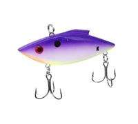 BILL LEWIS Lifelike Knock-N Trap 1/2 OZ. Lipless Crankbait Fishing Wobble Lure with Mustad Triple Grip Hooks, Royale