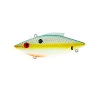 Bill Lewis Lifelike Knock-N-Trap 3/4 OZ. Lipless Crankbait Fishing Wobble Lure with Mustad Triple Grip Hooks, Sexy WEST