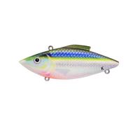 Bill Lewis Lifelike Knock-N-Trap 3/4 OZ. Lipless Crankbait Fishing Wobble Lure with Mustad Triple Grip Hooks, Blue Shiner