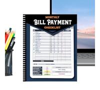 Bill Notebook, Binding Monthly Bill Payment Tracker, Budgeting Planner, for Personal Budgeting Home Finance Expense Tracking