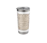 Bill of Rights US Constitution on Sepia Parchment Paper Stainless Steel Insulated Tumbler