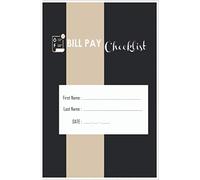 Bill Pay Checklist: BIll Payment Tracker: Monthly Organizer