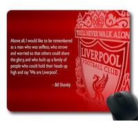 Bill Shankly Quotes Liverpool Stylish Custom Printed Mouse Pads, Custom Mouse Pads & Photo Mouse Pads
