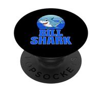 Bill Shark Family Reunion Squad First Last Name PopSockets Adhesive PopGrip