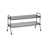 Bill Shoe Rack Black/ Brown