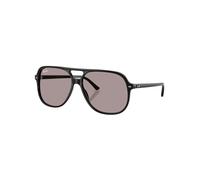 Bill Square Sunglasses Black/Violet One Size