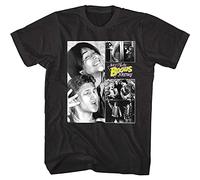 Bill & Ted's Bogus Journey Collage Men's T Shirt Movie Keanu Reeves WYLD Stallyn Black XL