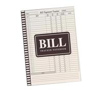 Bill Tracker Notebook Money Account Ledger 8.66x11.02 inch Household Monthly Bill Payment Expense Tracker Financial Organizer Planner
