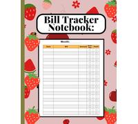 Bill Tracker Notebook: Monthly Bill Payment Checklist Planner | Budget Organizer & Expense Log Book | 8.5" x 11" Large Print | 130 Pages | Household Finance & Budget Planning Journal