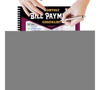 Bill Tracker Notebook, Payment Book Tracker | Monthly Financial Budget Management Book for Families | Expense Tracker, 4-Year Guide Payment for Easy Saving, Budgeting and Tracking