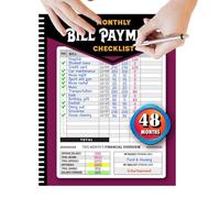 Bill Tracker Organiser - Monthly Budget and Invoice Tracker Notebook for Families, Includes Expenditure Log and Payment Checklist, Simple Guide for Saving Budget Management Financial Planning