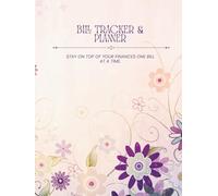 Bill Tracker & Planner: HARD COVER/Large Print / Easy to Read | Monthly Bill Organizer with Paycheck Budgeting, Debt Payoff Methods & Visual Savings Trackers | Manage Expenses, Goals & Sinking Funds