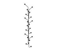 Bill Vertical Coat Rack Black/ Black