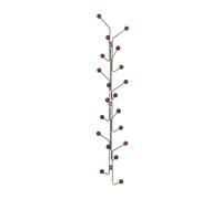 Bill Vertical Coat Rack Green/ Walnut