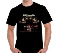 Bill Withers Shirt Vintage Live at Carnegie Hall 1973 Tee Shirt Limited Edition Black