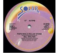 Bill Wolfer - BILL WOLFER papa was a rollin' stone / window on a dream, 12 inch single, E 9849 T