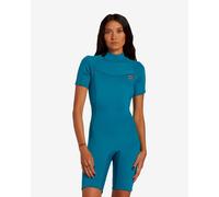 Billabong 2mm Foil blue women's wetsuit. - S