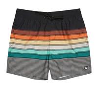 Billabong Men's All Day Stripe Lb Board Shorts, Black Print, M